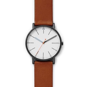 Skagen Signatur Brown Leather Watch - SKW6374