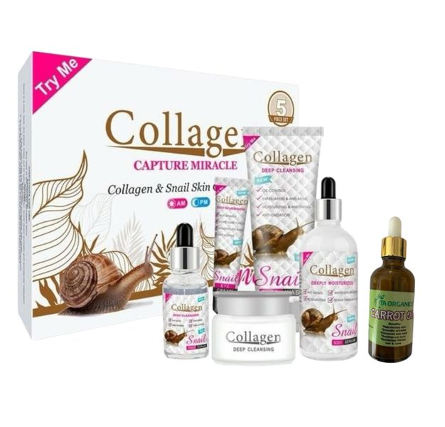 Collagen Capture Miracle - 5 Piece Box Set with Carrot Oil
