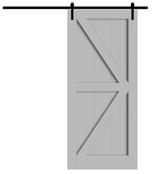 COTTAGE - Interior Barn Sliding Door Including Mechanism