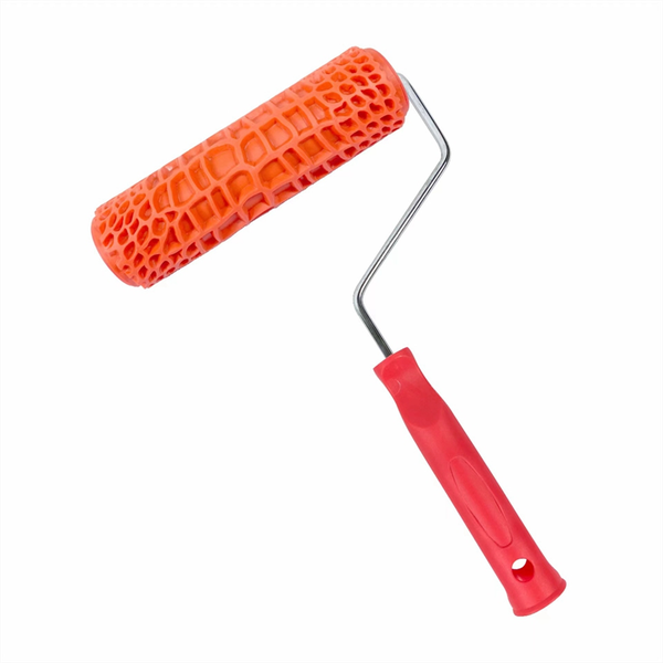 Rubber Imitation Crocodile Grain Pattern Paint Roller Compatible with None