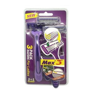 2 x 3 Pack Ladies Disposable Razors with - Aloe Strips