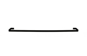 Nero Single Towel Rail 800mm - Black (106BSTR800)