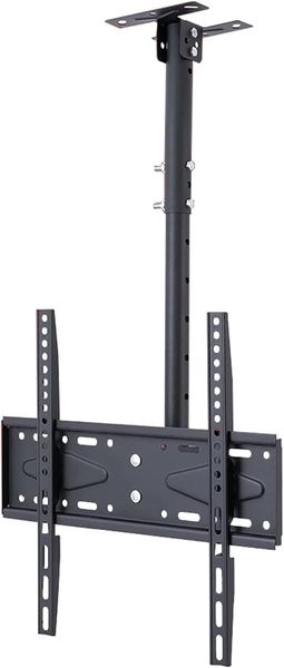 Height &amp; Angle Adjustable Ceiling TV Mount Bracket for 26" to 60" TV Rack