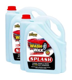 Shield - Splash Wash &amp; Wax Car Shampoo 2 x 5 L