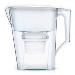 Aqua Optima Water Jug With 30 Day Filter Plastic White 2.5L "Liscia" #