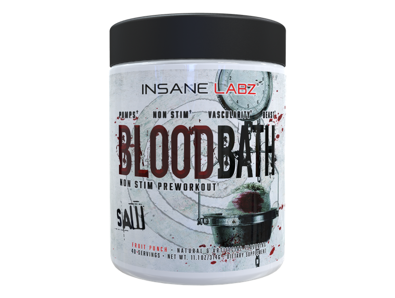 Insane Labz Non Stim Pre-Workout - Blood Bath SAW Fruit Punch