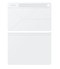 Samsung Original Galaxy Tab S9FE / Tab S9 Smart Book Cover - White
