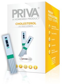 Priva - Cholesterol Testing Strips 25's