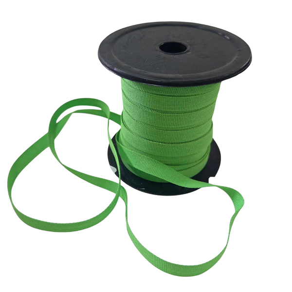 Lime Green Petersham Ribbon Decorative Craft Ribbon 10mm x 50m Roll
