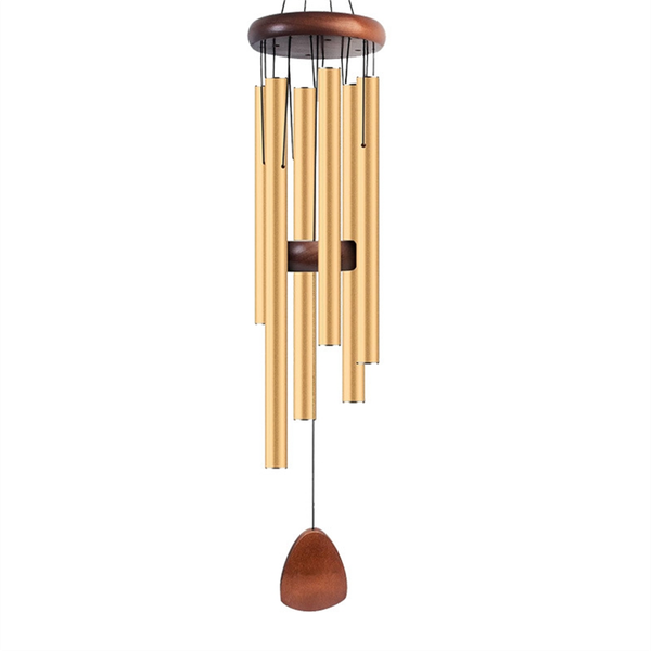 Gold Metal Windchime Aluminum Windbell Wind Chimes Home Decoration