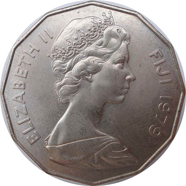 1979 Fiji 50 Cents Coin