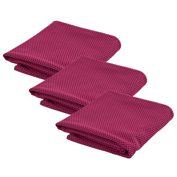 Three Marco Ice Cooling Towels - Pink