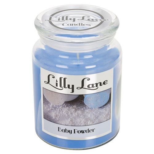 Lilly Lane Baby Powder Scented Candle Large Glass Jar