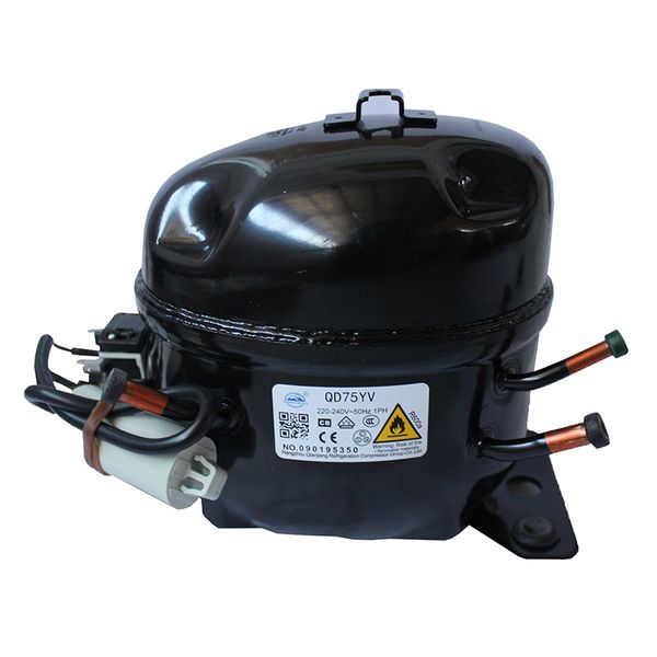 Domestic Fridge Compressor; 1/6HP; R600A Refrigerant