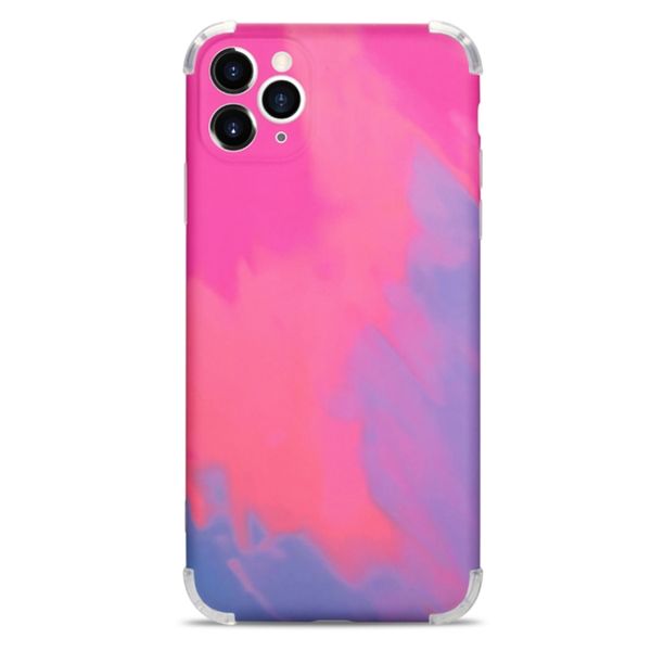 Watercolour Series Compatible with iPhone 12 6.1 inch Purple Jam