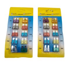 10-Piece SiRCONY Assorted Blade Fuses (2 PACK)