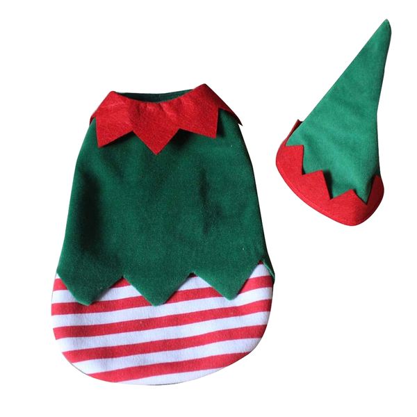 Cute Dog Halloween &amp; Christmas Costumes Clothes Set (Size: L)