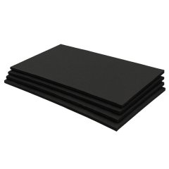 TroWood MDF Black Sheets - 5 Pack (600 x 300 x 3mm) | Laser &amp; Craft Ready