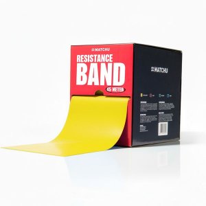 Resistance Band 45m Yellow - Extra Light 2-3kg Dispenser Cut-to-Size, Latex