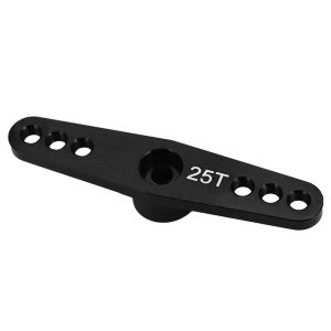 25T Steering Servo Arm Horn Metal Full Throttle Parts Black