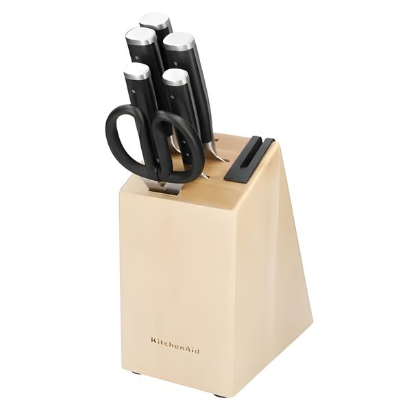 KitchenAid Birchwood Knife Block Set 6 Piece
