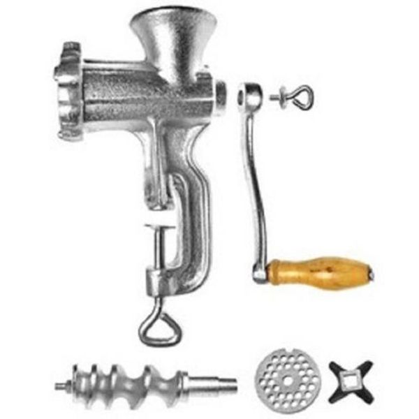 Heavy Duty Hand Operated Kitchen Meat Mincer, Beef Grinder &amp; Sausage Clamp