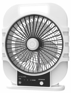 Goldair 8' Rechargeable Box Fan - Pack of 2