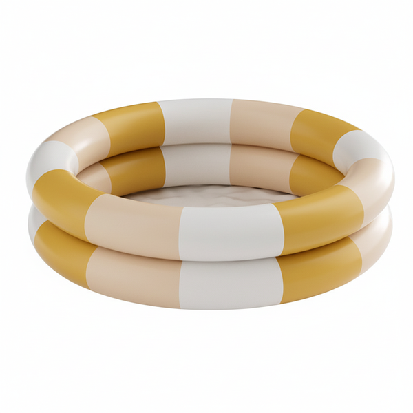 Inflatable Kids Swimming Pool - Yellow