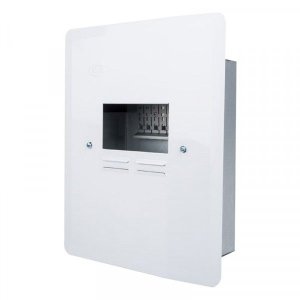 NUR Mini Rail Distribution Board - 8W Surface Metal