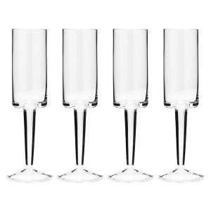 Carrol Boyes Champagne Flute Set of 4- Ascend
