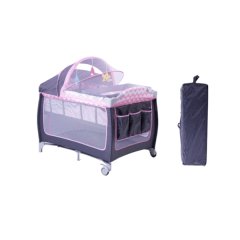 4 in 1 Pack and Play, Portable Baby Playard with Bassinet