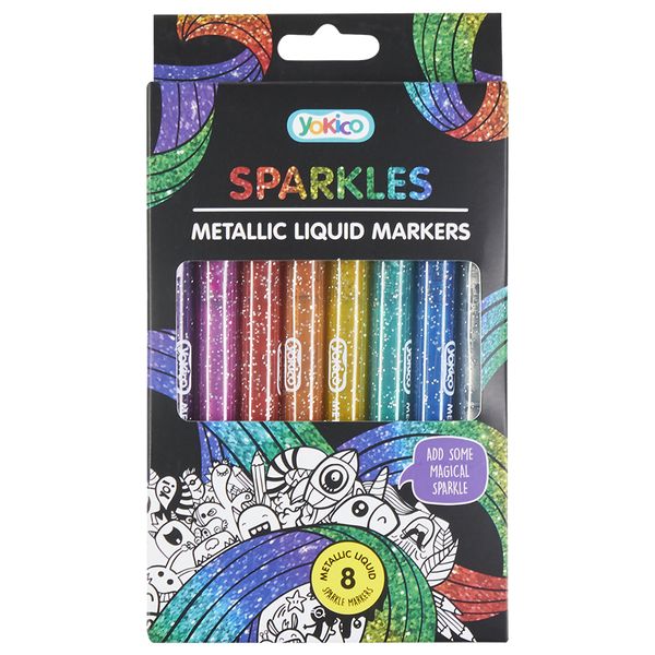 Metallic Liquid Markers (8 pack)