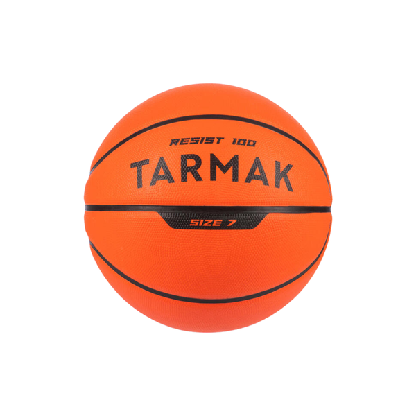 Tarmak Kids'/Adult Size 7 Basketball R100 - Orange.