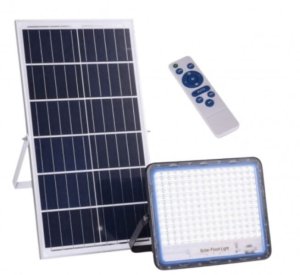 TM - 800W Solar Powered LED Flood Light With Panel Remote