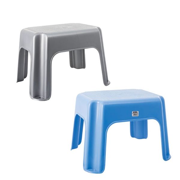 Bulk Pack x 2 Plastic Step Stools