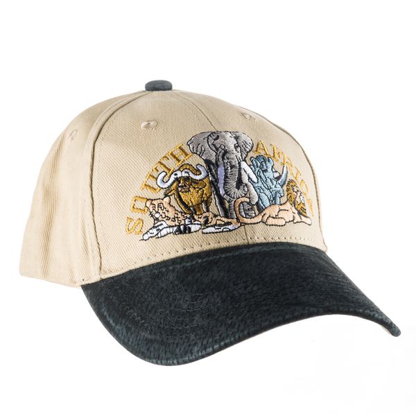 Africa's Legends - Big 5 Cap for Protection Against the Sun - Beige