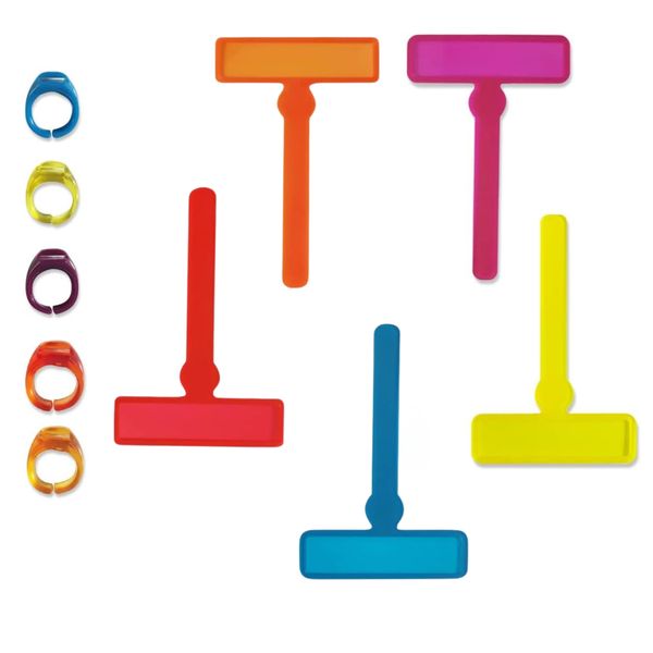Bestby-5PCS Reading Guide Strips Highlight Reading Tracker for Dyslexia Kid