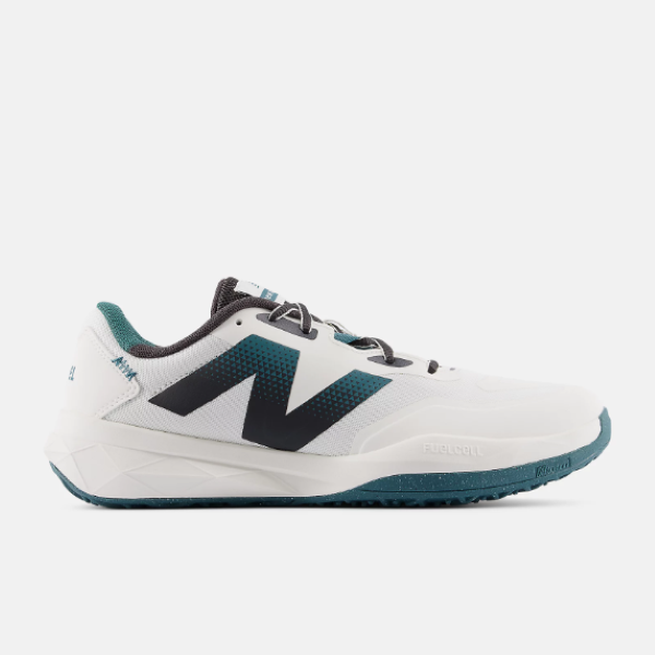 New Balance Men's 796v4 Padel Shoes - Sea Salt/New Spruce/Black