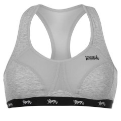 Lonsdale Ladies Crop Top - Grey Marl (Parallel Import)