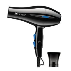 Surker Professional Quick Hair Dryer Powerful with Nozzle