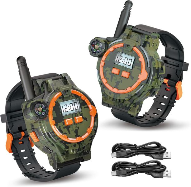 Two-Way Radio Walky Talky with Flashlight Children Long Range