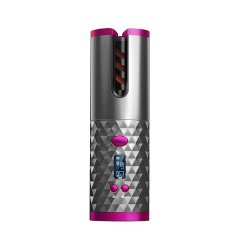 Wireless Portable Hair Curler with Styling Tools - Grey