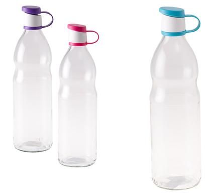 Bulk Pack 4 x 1 Litre Glass Drinking Bottle