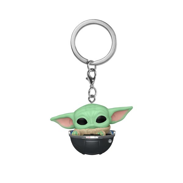 Pocket Pop Keychain Star Wars The Mandalorian - Grogu With Stroller