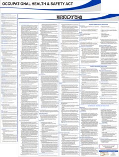Occupational Health &amp; Safety A1 Laminated - Latest Version