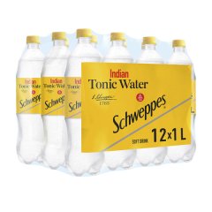 Schweppes - Tonic Water - 12 x 1 Litre