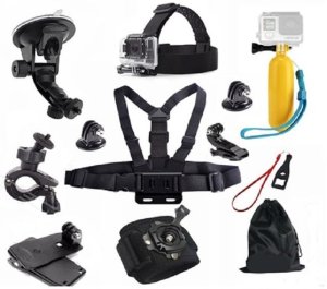 S-Cape 12-in-1 Accessory Set compatible with GoPro