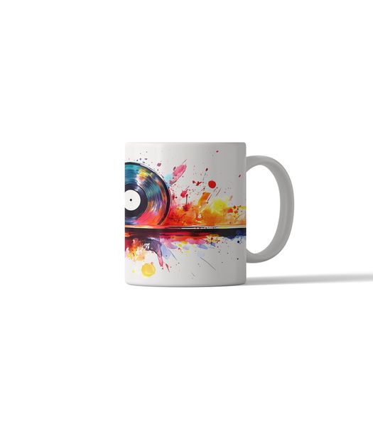 Retro Music Records DSG 11 Printed Coffee Mug