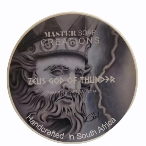 Shaving Soap Master Soap Creations, Zeus God of Thunder