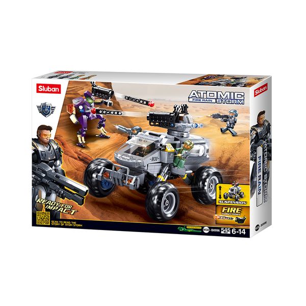 Sluban Building Set: Atomic Storm Uprising Infantry - 545 Pieces
